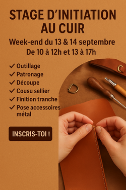 Stage d’initiation au cuir